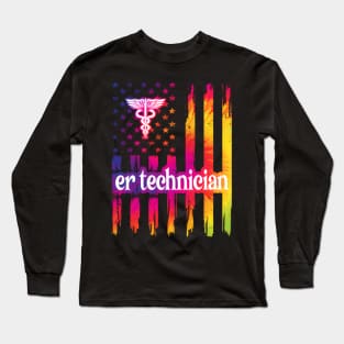 ncy Room Technician Er Technician Er Tech Long Sleeve T-Shirt